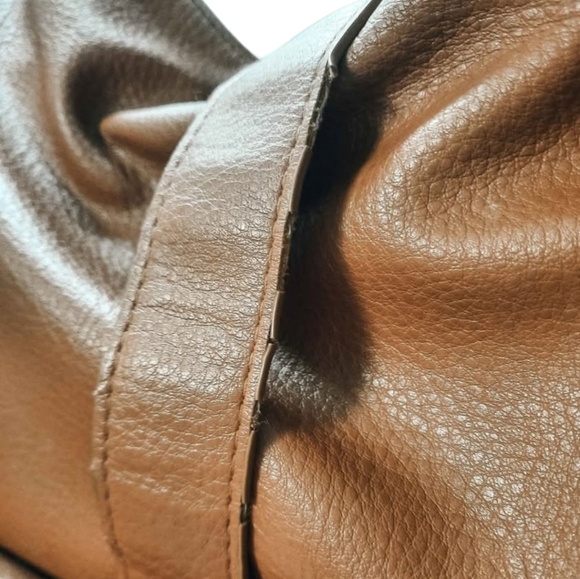 Large Capacity Faux Leather Baby Bag Diaper Bag Backpack Brown - Picture 2 of 9